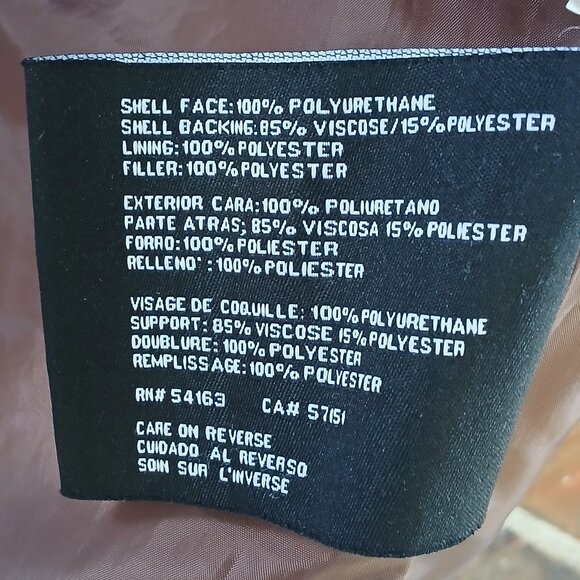 LOWER PRICE for this LADIES GUESS brand Faux Leather JACKET - Picture 6 of 8